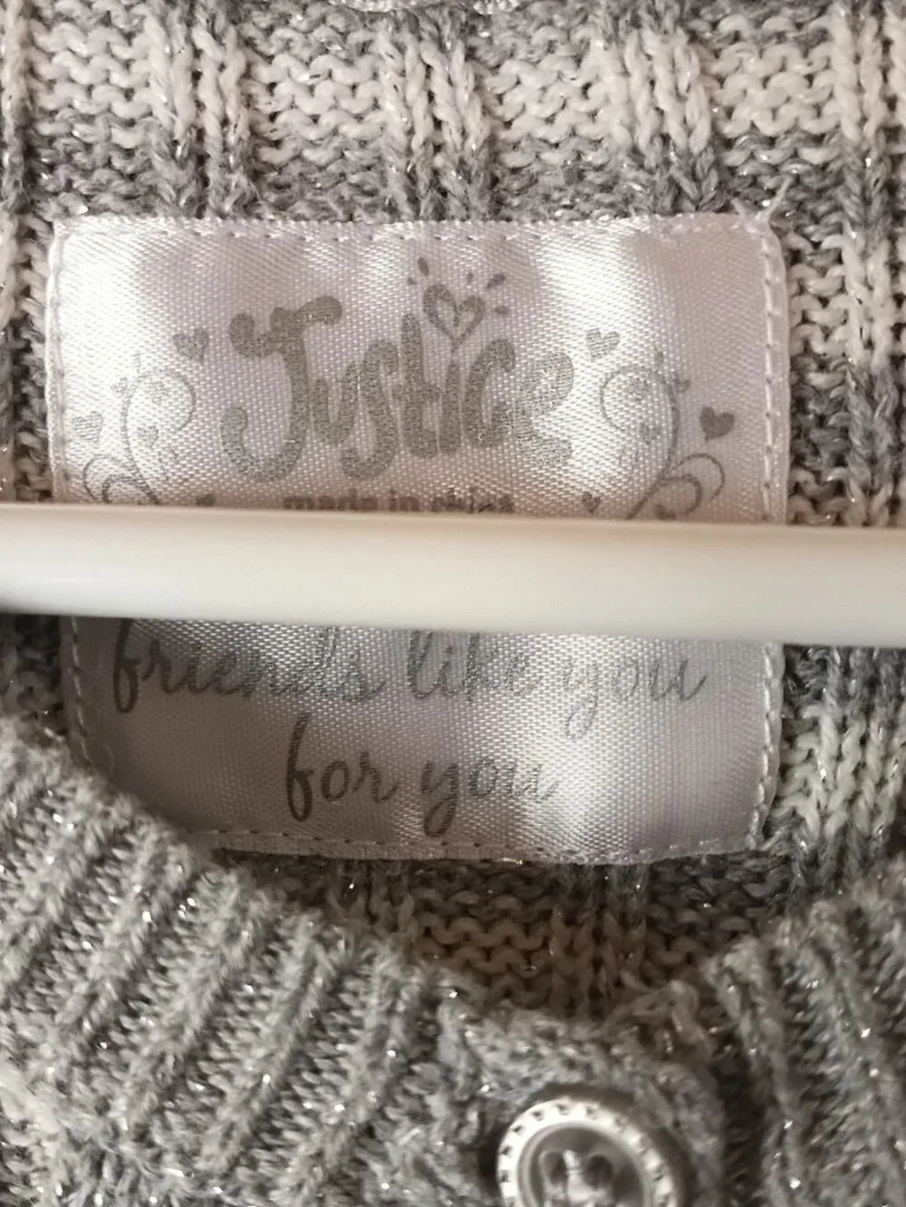Justice cotton blend